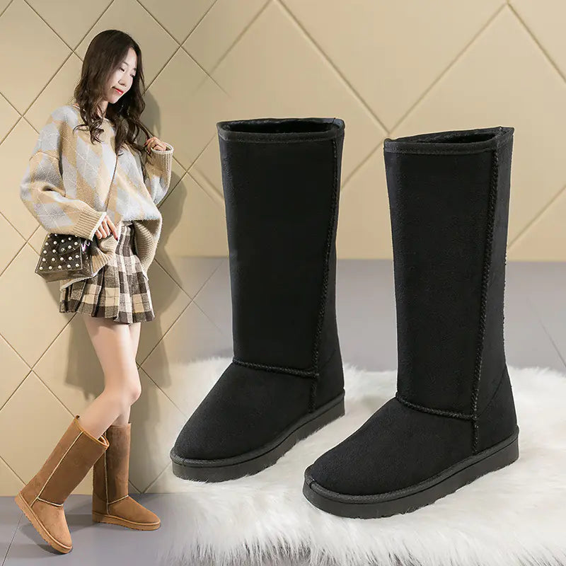 High Top Snow Boots for Women - European & American Style