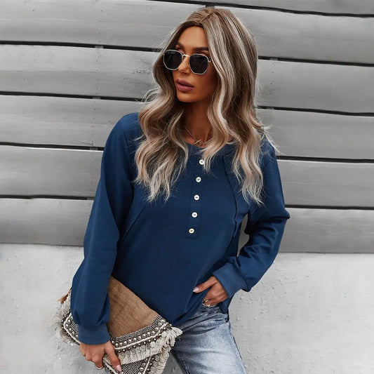 Women's Long-Sleeved Pullover Sweater