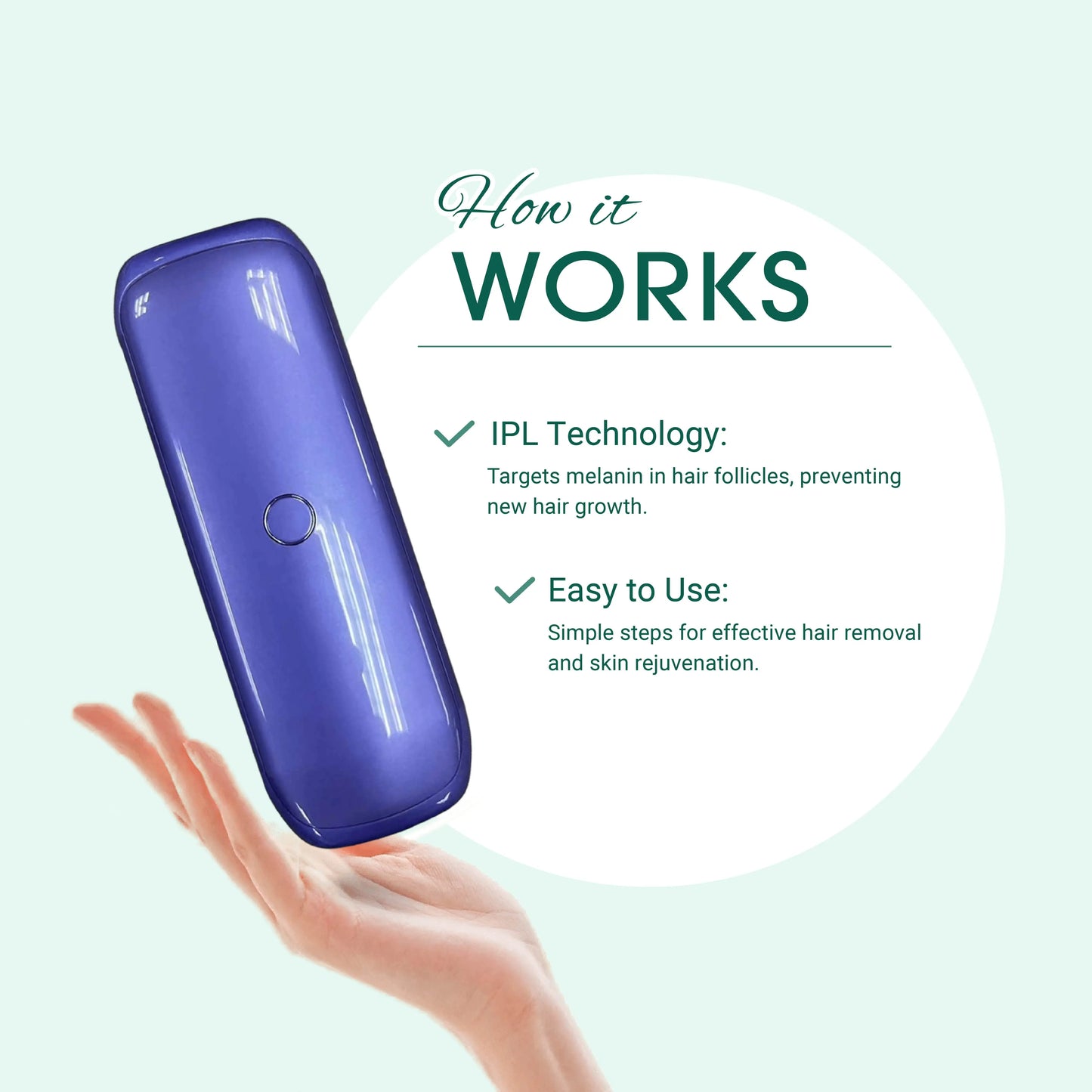Smooth Glow Laser Hair Removal Device
