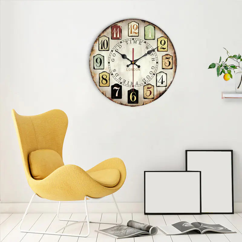 Wooden Wall Clock