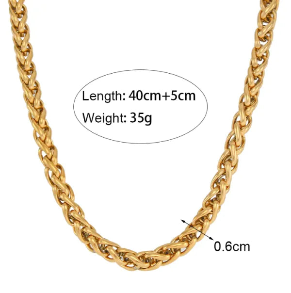 Gold Luxe Stainless Necklace