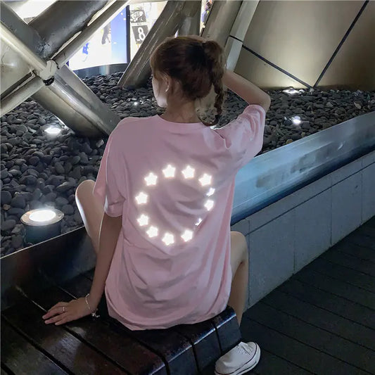 Reflective Star Print Shirt
