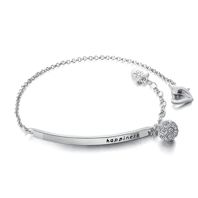 Happiness Rose Gold and Gold Ball Bracelet