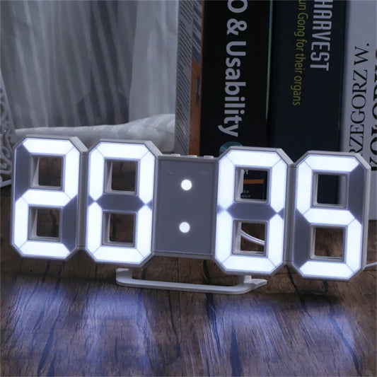 Digital 3D LED Big Wall Clock