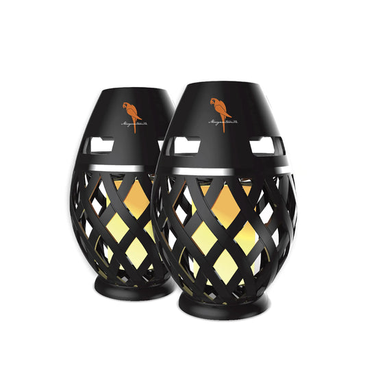 Waterproof Bluetooth Speaker Portable with Flickering LED Lights  (2 Pack)