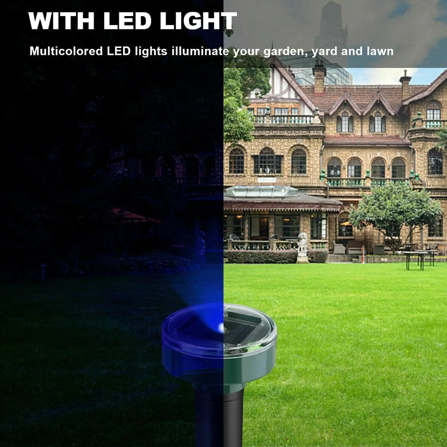 Solar Power Outdoor LED 2PK