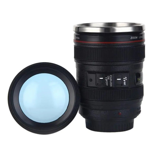 Camera Lens Stainless Steel Coffee Cup