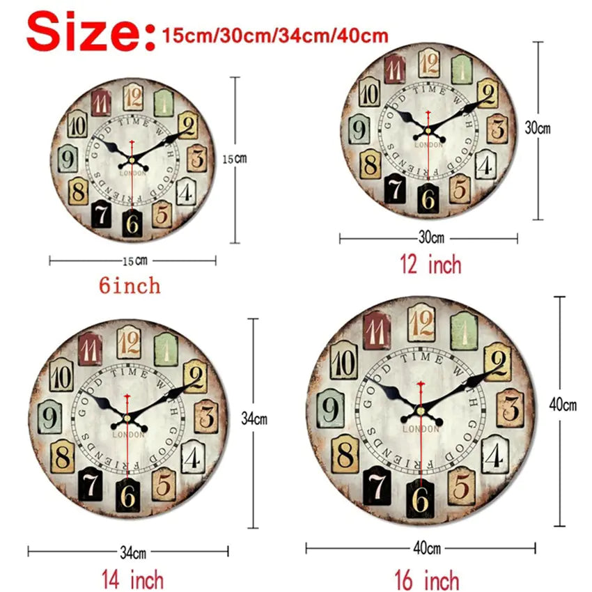 Wooden Wall Clock