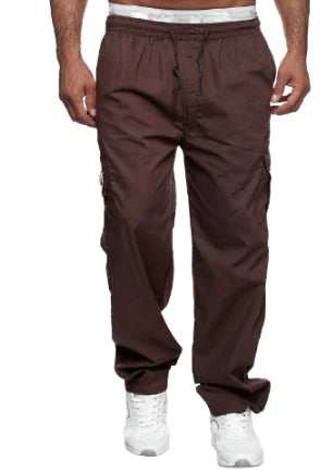 Slim Fit Casual Trousers for Men