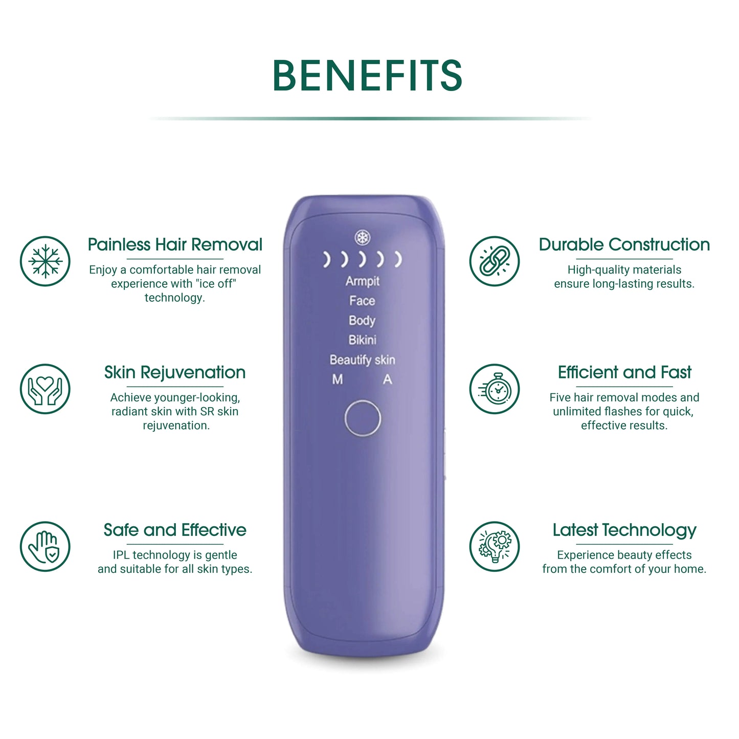 Smooth Glow Laser Hair Removal Device
