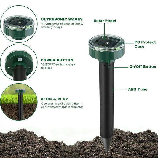 Solar Power Outdoor LED 2PK