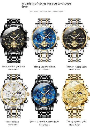Waterproof Quartz Men's Watch