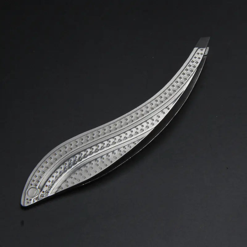 Premium Stainless Steel Eyebrow Tweezers Set with Light