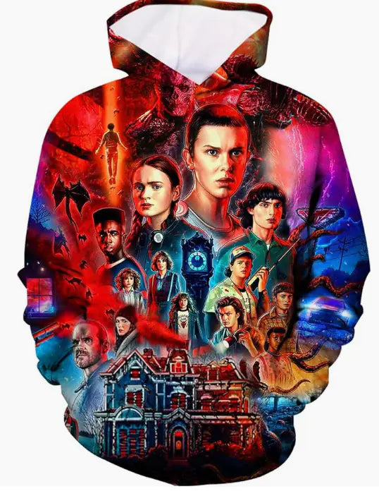 2023 Fashionable Cartoon Casual Hoodie Custom Design