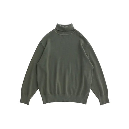 Loose Sweater with Bottoming Shirt Design