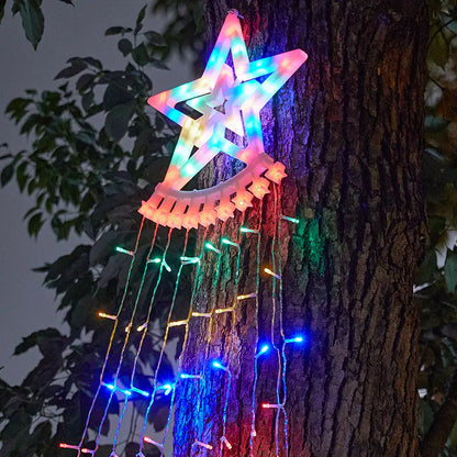 29V Waterproof LED Star Waterfall Lights for Outdoors