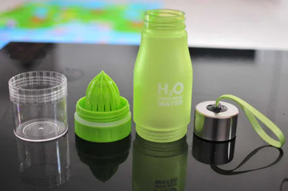 New Colorful Frosted Plastic Lemon Juice Cup