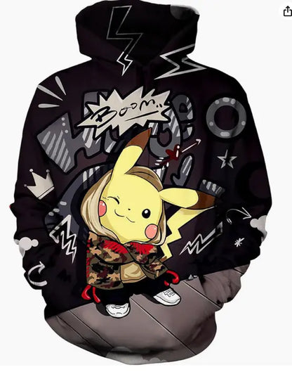 2023 Fashionable Cartoon Casual Hoodie Custom Design
