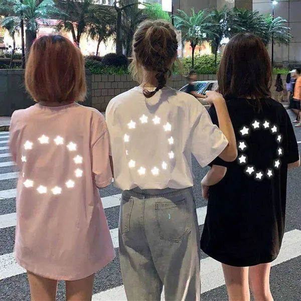 Reflective Star Print Shirt