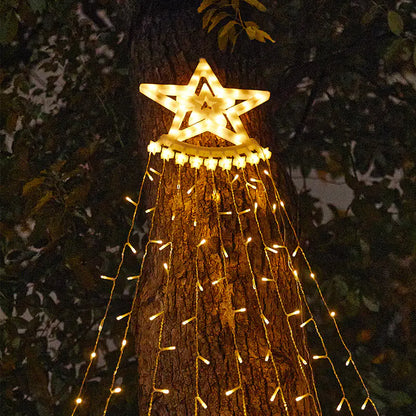 29V Waterproof LED Star Waterfall Lights for Outdoors