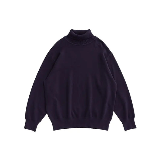 Loose Sweater with Bottoming Shirt Design