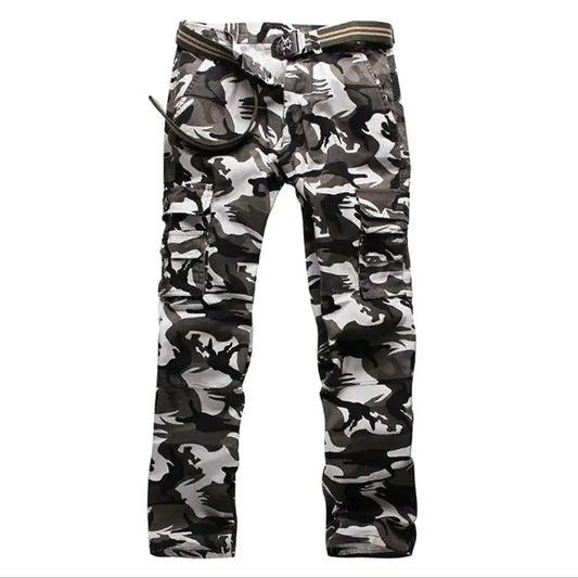 Fashionable Men's Camouflage Multi-pocket Cotton Pants