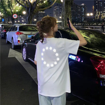 Reflective Star Print Shirt
