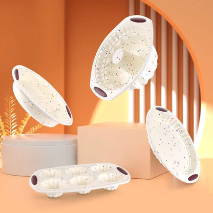 Amazon Platinum Silicone Six-Hole Toast Mold
