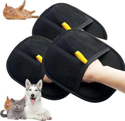 Pet Hair Removal Gloves Brush