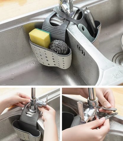 Hanging Drain Rack for Storage and Organization