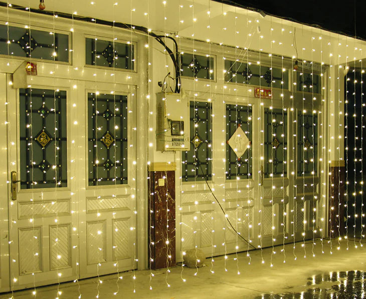 LED Curtain Lights, 3x3m Decorative Lights