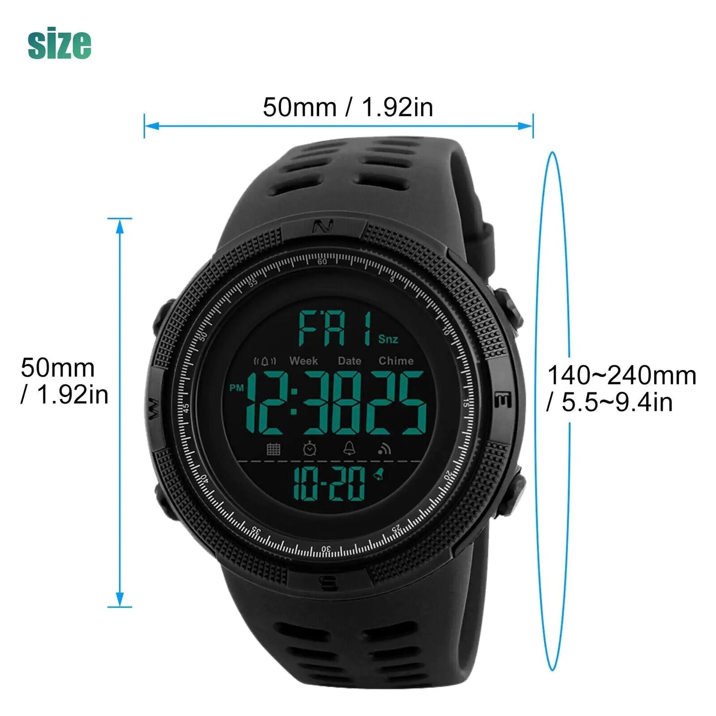 Military Sport Quartz Analog Watch