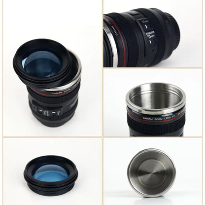 Camera Lens Stainless Steel Coffee Cup