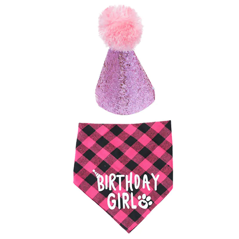 Pet Birthday Party Decoration Set for Dogs