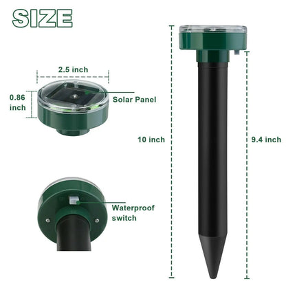 Solar Power Outdoor LED 2PK