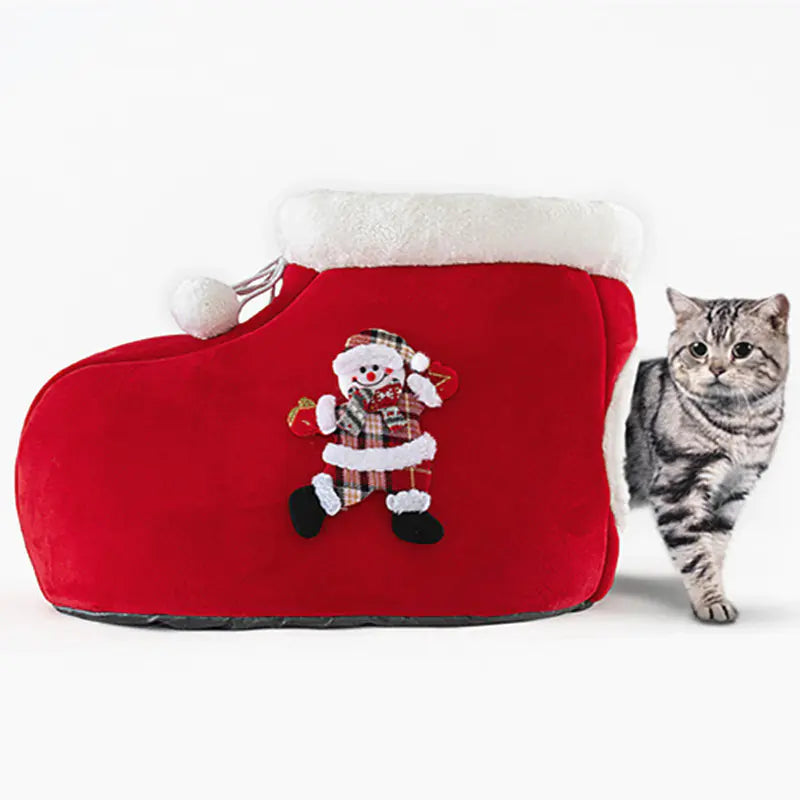 Creative Pet Den Tent for Dogs or Cats - Christmas Theme