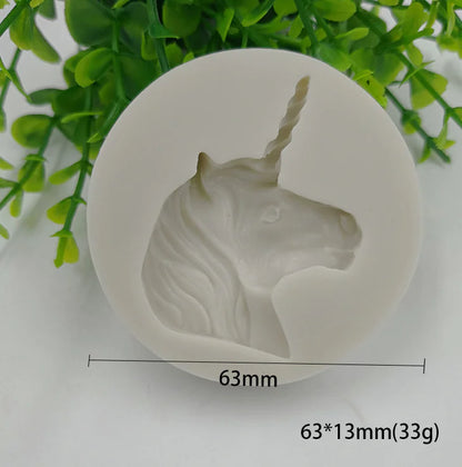 Unicorn Silicone Cake Molds for DIY Fondant Baking