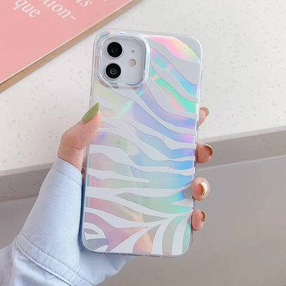 Double-Sided Laminating Laser Zebra and Leopard Print