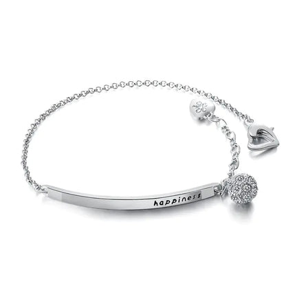 Happiness Rose Gold and Gold Ball Bracelet