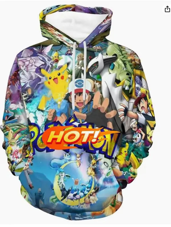 2023 Fashionable Cartoon Casual Hoodie Custom Design