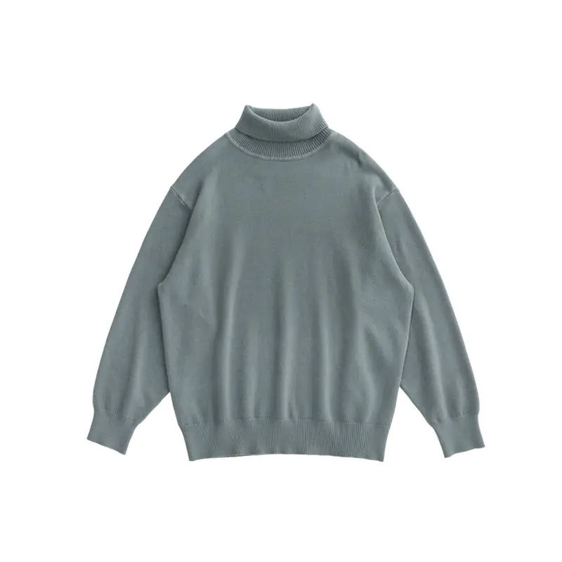 Loose Sweater with Bottoming Shirt Design