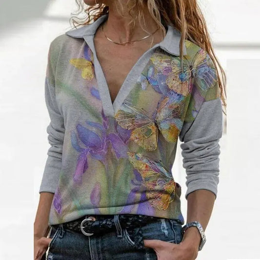 Stylish Printed Casual Pullover