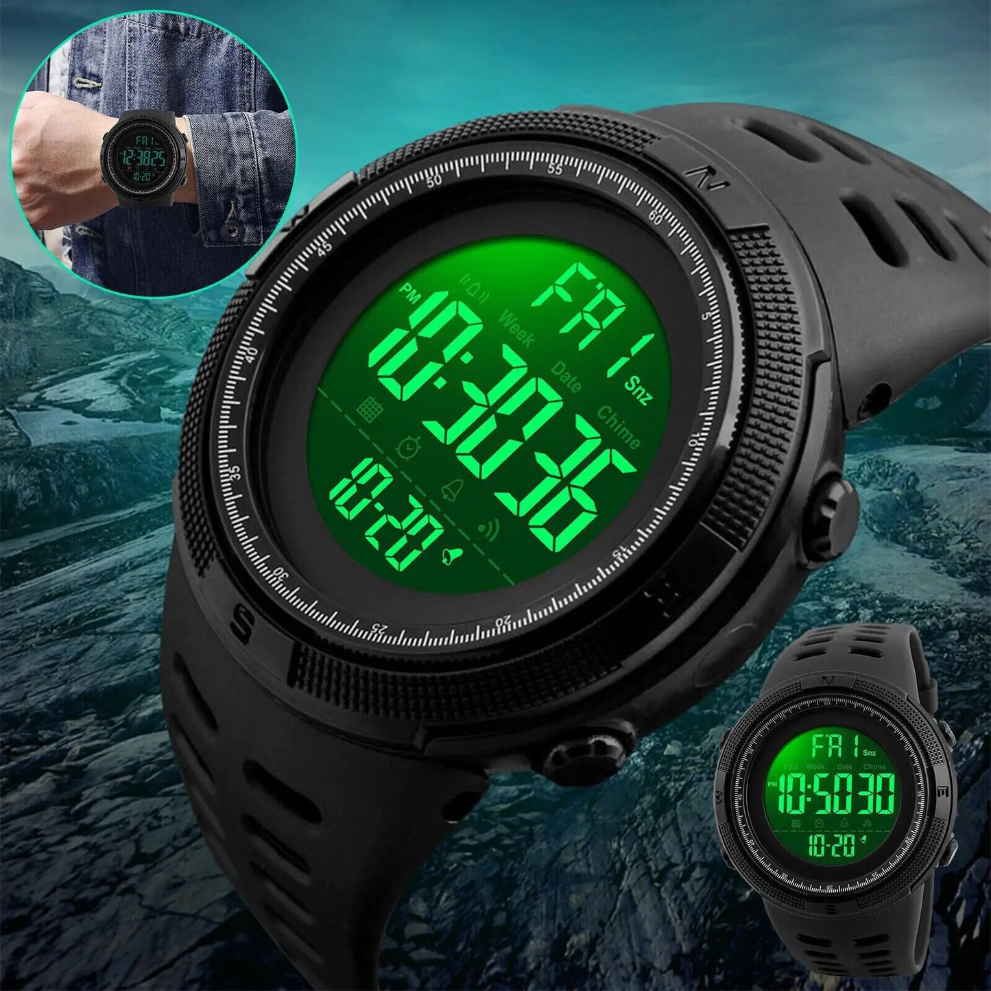 Military Sport Quartz Analog Watch