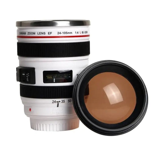 Camera Lens Stainless Steel Coffee Cup