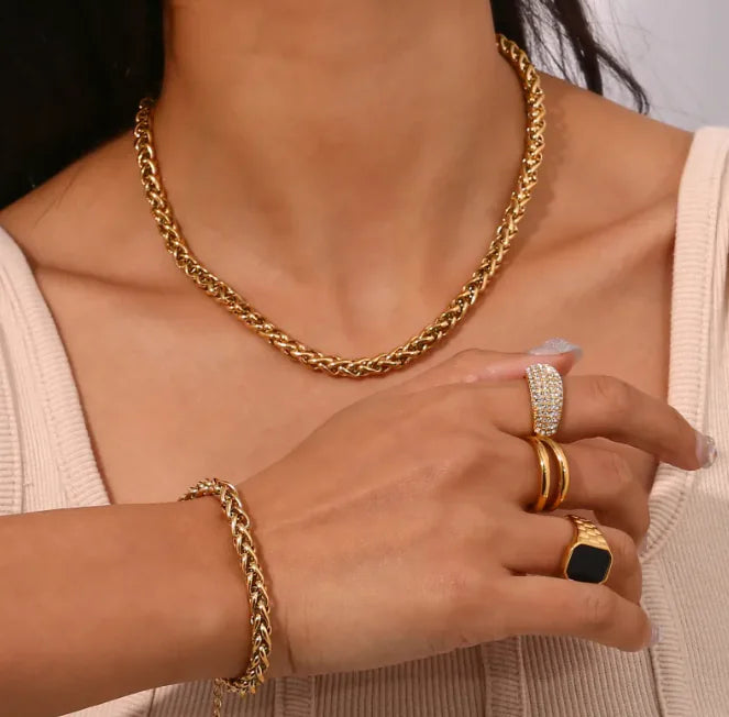 Gold Luxe Stainless Necklace