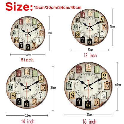 Wooden Wall Clock