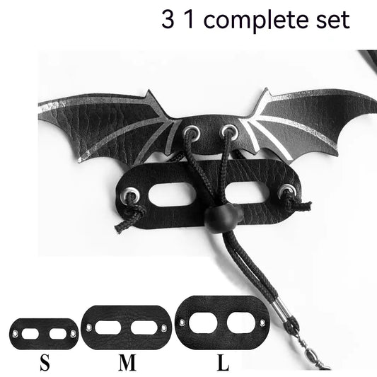 Lizard Pulling Rope Pet Toy with Leather Wings