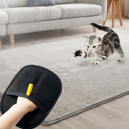 Pet Hair Removal Gloves Brush